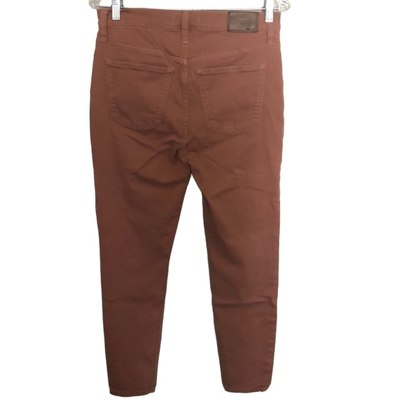 Madewell 9" Mid-Rise Skinny Jeans: Garment-Dyed Button-Front Edition - Picture 3 of 6